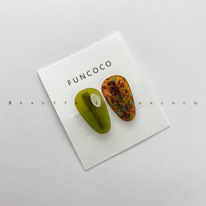 Retro Oil Painting Mini Hair Clip Bangs Clamp Forehead Fringe Hair Accessory Elegant Fashionable Alloy Hairpin Fresh out