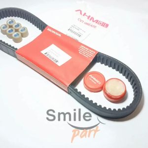 Vanbelt Assy Vario 110 TECHNO ROLLER SET KVB BONUS GEMUK CVT HONDA V BELT BAN PENGGERAK