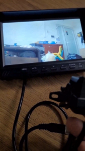 Bộ camera lùi xe tải màn hình AHD 7inchcamera 8 đèn led chân cắm GX12 hỗ trợ nhìn đêmdễ dàng lắp đặt