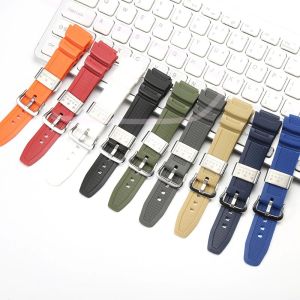 18mm Resin Strap Suitable for Casio AE1200 AQ-S810W AQE-100W SGW300 400 500 Sports Waterproof Mens Rubber Watch Accessories