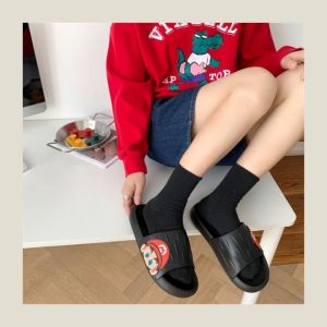 Tsion ใหม่ กล่อง รองเท้าแฟชั่นลาย การ์ตูนสุดจึ้ง ผู้สูงสำหรับใส่อยู่บ้าน ราคาใช้จ่าย