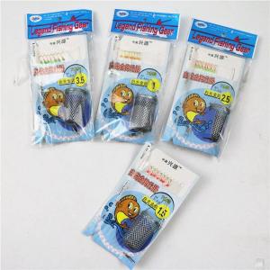 White Strip Hook Iron Cage Gold Sleeve Night Glow White Light Fishing Hooks Outdoor Camping Travel Gear Xingyuan Brand