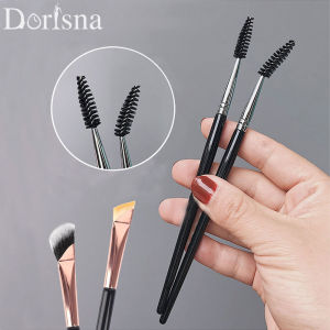 Dorisna Eyebrow Eyelash Makeup Brushes Cosmetic Lashes Mascara Eyeliner Brush Beauty Brows Lash Make Up Tools