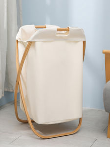 Luxury Foldable Bathroom Laundry Basket Cloth Art Home Storage Basket Light Luxury Washing Basket Nordic Style Design Rabbit