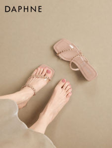 Daphne | High Heel Summer Transparent Rivet Sandals