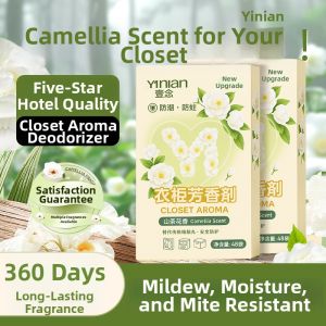 Yinian | Moisture-proof Anti-mold Odor-eliminating Pest-repellent Camphor Balls Fragrant with Tea Rose Scent