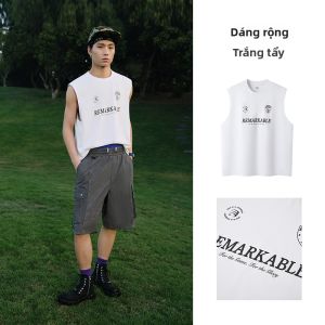 Semir | Áo Thun Cotton Không T Tay Phong Cách Thể Thao Mỹ
