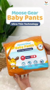 Moose Gear Baby Pants Diaper 120pcs Hypoallergenic Super Absorbent No Leaks Extra soft & lightweight