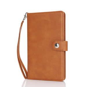 กระเป๋าหนังใส่พาสปอร์ต ตั๋ว เครื่องหมายสำคัญ พร้อมช่องใส่ซิมการ์ด แบบพับได้ ใช้สำหรับเดินทางอเนกประสงค์ มีช่องใส่บัตรขนาดใหญ่ พร้อมสายคล้องข้อมือ