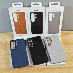 Samsung | SAMSUNG S26/S26+/S26 UltRa 5G Leather Kindsuit Phone Case S 26 S26Plus Matte Premium Leather Full Shockproof Bumper Shell +box
