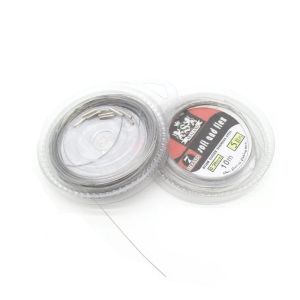 10M 7 Strands Coated Braided Stainless Wire Fishing Rigging Material Coating Wire Leader Coating Jigging Wire Lead Fish Line