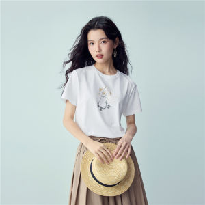 Giordano | New Casual Cotton Floral Print T-shirt