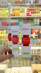 Kem chống nắng CELL FUSION C Advanced Clear Sunscreen 100 SPF 50+ / PA++++ 50ML - Tuýp màu xanh cho da dầu mụn