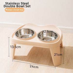 Hadassah | Elevated Cervical Protecting Slow Feeding Non-tipping Dog Bowl