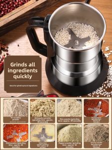 DEMING | Fine Powder Grinder for Grains Herbs and Fishing