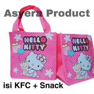Produsen Tas Ulang Tahun size 20x13x20 isi KFC + Snack bisa untuk TPQ Paud TK Hajatan Khitanan