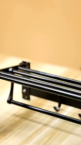 Rak Handuk Rak Gantungan Handuk Rak Jemuran Kamar Mandi Alumunium Towel Bar Anti Karat Ukuran 50CM
