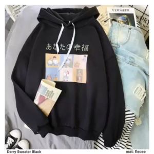 B&B Fashion - DERY SWEATER Bahan FLECE Model Terbaru 2024 Sweater Kasual Lengan Panjang Polos Lucu