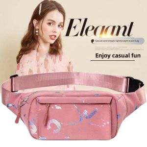 Ultra-Light Thin Outdoor Running Sport Waist Bag for Women Multi-Layer Mobile Phone Pouch Fashionable New 2024 Model