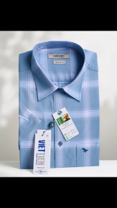 Áo so mi tay ngắn Việt Tiến