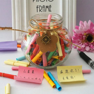 Wishing Paper Bottle Love Letter Letter Paper Message Apology Star Bottle DIY Wish Hope Activity Birthday Gift Gifts for Classmates 520