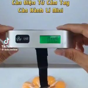 Cân điện tử cầm tay màn hình led cân hành lý đến 50kg-Kèm pin dự phòng