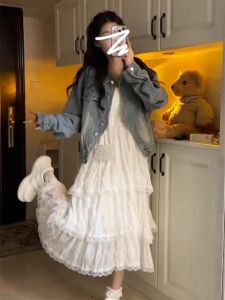 Summer French Style White Strapless Dress Womens Spring 2025 New High-End Feeling Beach Vacation Long Skirt A-Line Midi Dress