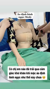 Áo Định Hình Ngực Mê Đy Thiết Kế Ôm Dáng Tạo Form Đẹp Co Giãn Tốt Chất Liệu Mềm Mịn Thoáng Khí Thoải Mái