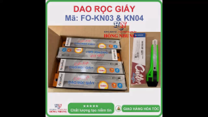 [SALE] Dao Rọc Giấy Flexoffice FO-KN03B / KN04BSắc bén bền bỉ