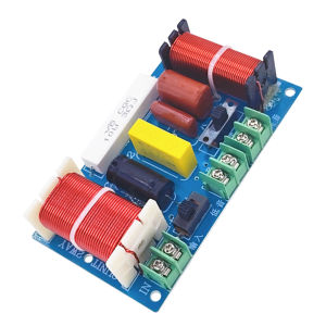2-Way HiFi Crossover Filter Module Adjustable Frequency Point 250W Audio HiFi Filter Circuit Board Home Theater Audio Modification [Vodool Shophouse]