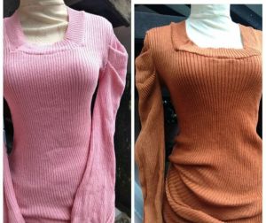 Desain Sweter Casual Wanita: Bahan Ngpres Berkualitas & Belah Belakang 5 cm