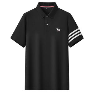 Zuogeeya | Casual Business Loose Fit Polo Shirt for Plus Size Men