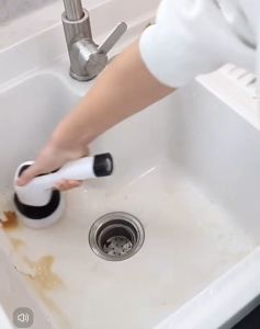 HOMEAPPLIANCESOLUTIONS Handheld wireless electric cleaning brush 9 in 1 multi-functional 360 ° rotating electric washing brush Kitchen bathroom floor wireless retractable electric floor brush Large battery capacity