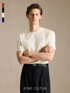 Long Staple Giza Cotton High Thread Count Breathable Short Sleeve T-Shirt