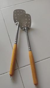 Sutil Gagang Kayu Tanpa Lubang & Spatula Gagang Kayu
