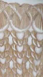 Luxury African French Sequins Net Lace Fabric High Quality Elegant Beads Embroidery Nigerian Tulle Lace For Wedding Party Sewing
