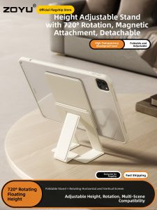 Zoyu | Rotatable Suspension Magnetic Split Thin Transparent Protective Case for iPad 11