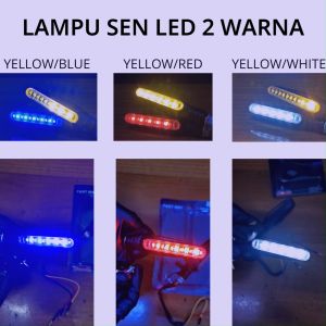 Lampu sen sein running Lidi LED Universal semua motor import waterproof