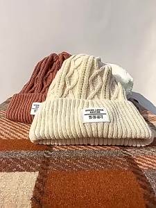Ultra Mens Insulated Knitted Fleece Lined Thickened Warm Windproof Outdoor Beanie Pullover Hat for Winter Running Skiing