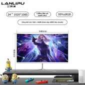 LANLIPU Màn hình chơi game 27 inch 2K 165Hz cong không viền HDR cho máy tính để bàn