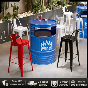 𝙍𝙚𝙖𝙙𝙮 𝙎𝙩𝙤𝙘𝙠 Bar Stool High Chair Dining Chair Kerusi Bar Kerusi Makan Besi Kerusi Bar Tinggi Cafe Chair 高脚椅 吧台椅