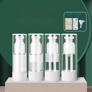 Portable Vacuum Flask Travel Spray Bottle Press Type Cosmetic Cream Facial Skincare Liquid Medicine Container Set