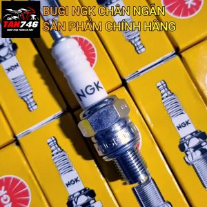 Bugi NGK C5HSA Dream Wave chân ngắn hàng chính hãng NGK. dùng cho xe máy phổ thông hãng Ya Hd Su SYM Kimco và xe TQ.