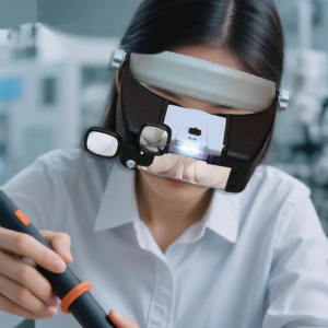 Kính Lupa Điện Tử Cao Cấp Có Đèn Cầm Tay Sửa Chữa Đồng Hồ Đeo Đầu Kính Lupa Cầm Tay Cho Người Cao Tuổi 4134