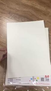 Xấp 20 tờ Giấy vẽ A4 hiệu Hoàng Mai chuyên dụng để vẽ giấy màu ngà vàng