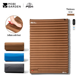 MOBI GARDEN Camping Single Double Sleeping Pad Air Mattress Bed Inflatable Portable Cushion