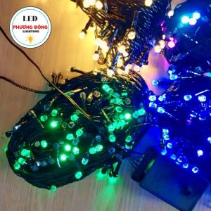 Dây Đèn LED CHỚP Lục Giác 40m - 180 Bóng Trang trí Noel - Lễ - Tết