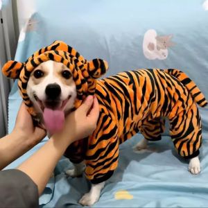 Adorable Warm Four-Leg Pet Clothes for Small to Medium Dogs And Cats Dog Clothes Cat Clothes Autumn Winter Warm Clothes
