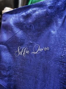 Kain Bahan Lame Tiker Mengkilat Premium / Kain Lame Tiker (Harga 05 Meter)