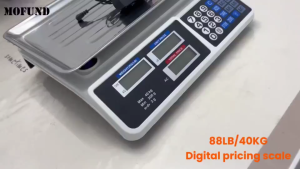 CHUANGCHAO 40KG Price Computing Scale LCD Digital Display Commercial Price Scale for Grocery or Market use